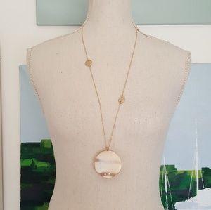 Anthropologie Jewelry - NWOT ANTHROPOLOGIE GOLD CIRCLE WITH PAVES NECKLACE Anthropologie Jewelry - NWOT ANTHROPOLOGIE GOLD CIRCLE WITH PAVES NECKLACE